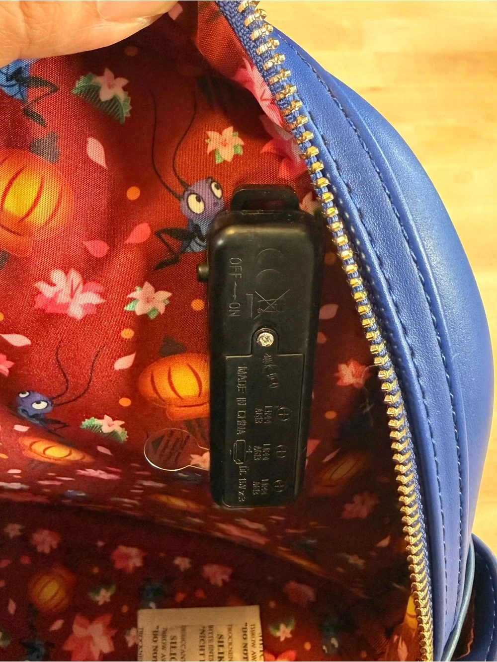 NWT Loungefly Disney Mulan Castle Light-Up Mini Backpack
